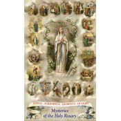 Mysteries of the Most Holy Rosary Holy Card